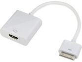 Syba 6in Male Dock to Female HDMI Adapter for iPad White (Syba: CL-ADA31033)