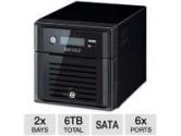 BUFFALO TeraStation 5200 TS5200D0602 6TB NAS - , 2 x RJ45 Ports, 47 Watts, TCP/IP Protocols, 4 x USB Ports, Supports RAID, SATA II (Buffalo Technology: TS5200D0602)