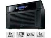 Buffalo TeraStation Pro TS-6VH12TL/R6 12TB NAS - , 170 Watts, 4 x USB Ports, Supports RAID, SATA II (Buffalo Technology: TS-6VH12TL/R6)