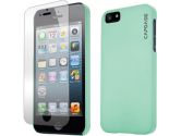 Capdase Karapace Jacket Case Touch Series for iPhone 5 - Light Green (Capdase: KPIH5-T10K)