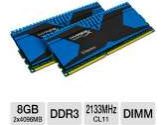 Kingston HyperX Predator Series KHX21C11T2K2/8X 8GB Desktop Memory Module Kit - DDR3, 2x4GB, 2133MHz, CL11, DIMM, 1.6V, Unbuffered (Kingston: KHX21C11T2K2/8X)