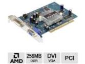 Visiontek Radeon 9250 900081 Video Card - 256MB DDR, PCI Bus, 1x Dual-Link DVI-I, 1x D-Sub , 1x TV-Out, Dual-Monitor Support, DirectX 8.1, Low Profile (VisionTek: 900081)