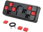 Azio ACC222 Levetron Rubberized Gaming Replacement Keys (AZIO Corporation: ACC222)