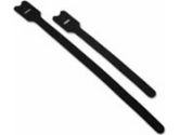 Cables To Go 29850 8in Screw-mountable Hook-and-Loop Cable Ties - 10pk (Cables To Go: 29850)