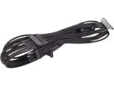 Silverstone PP06B-4SATA10 Black Sleeved Modular Cable - 4X SATA 1x Slimline SATA Connector (Silverstone Technology: PP06B-4SATA10)