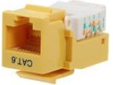 BYTECC Cat. 6 Tool Less Keystone Jack - Yellow (BYTECC INC: RJ45TL-Y)