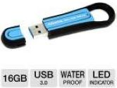 ADATA DashDrive S107 AS107-16G-RBL 16GB Flash Drive - USB 3.0, Waterproof, Shock-resistant, LED (ADATA Technology: AS107-16G-RBL)