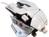 Mad Catz MCB437130001/04/1 M.M.O.7 Gaming Mouse - USB, 6400 DPI, Laser Sensor, Weight System, Programmable Buttons, Adjustable DPI, Interchangeable Pinkie Grips & Rests, White (MAD Catz: MCB437130001/04/1)