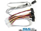 Adaptec ACK-I-HDmSAS-4SAS-SB SFF8643 to SFF-8482 mSAS HD to 4xSATA sideband 0.8M Cable Series 7 (Adaptec: 2280100-R)