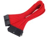 Silverstone PP07-MBR ATX 24PIN to MB-24PIN 300MM Sleeved PSU Power Extension Cable Red (Silverstone Technology: PP07-MBR)