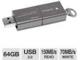 Kingston DTU30G3/64G 64GB USB 3.0 DataTraveler Ultimate G3 (Kingston: DTU30G3/64GB)