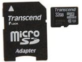 Transcend UHS-I 32GB Micro SDHC Flash Card with Adapter (Transcend: TS32GUSDU1)