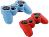 Everydaysource Compatible with PS3 Controller Case Combo, 1 Blue Silicone skin, 1 Red Silicone skin (Everydaysource: 886610432819)