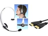 Everydaysource For Sony PS3 Slim 10Ft 3m HDMI Cable+Wireless Bluetooth Headset+Mic+USB Cable (Everydaysource: 886610433830)