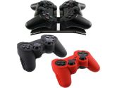 Everydaysource Dual Remote Control Charger + 2 Skin Case Cover Set for SONY PS3 Playstation 3 (Everydaysource: 886610324251)