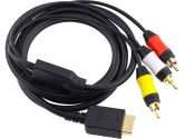 Everydaysource Compatible with Playstation 3, 2 packs of Black Composite AV Cable (Everydaysource: 886610537675)