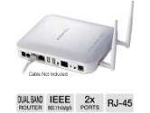 Buffalo AirStation Pro High Performance 802.11n Selectable Dual Band PoE Wireless Access Point - 480 Mbps, 2x RJ-45, USB 2.0, 802.11 a/b/g/n (Buffalo Technology: WAPS-AG300H)