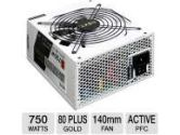 NZXT Hale90 Series 750W Power Supply - 80+ Gold, 140mm Fan, Single +12V, Modular Cable Design, 100% Japanese Capacitors, White (NZXT: PS-NT-HALE90-750-S)