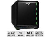 Drobo 5N Network Attached Storage Array - 5 x 3.5 Drive Bays, 1 x Gigabit Ethernet Port, 6' ft Ethernet Cable, Power Fail Protection (Drobo: DRDS4A21)