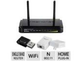 Trendnet 300 Mbps Wireless-N Home Router and TRENDnet TEW-649UB Mini Wireless N Speed USB Adapt and TRENDnet TPL401E2K Powerline AV Adapter Kit Bundle (TRENDnet: TEW-731BR Bundle)