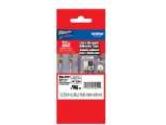 Brother TZES211 P-TOUCH 6mm 8M Black On White Label Tape (Brother Printer Supplies: TZES211)
