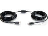 Cables to Go 25FT Center Booster USB A/B Active Cable Black (CABLES TO GO: 38989)