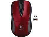 Logitech M525 Wireless Mouse USB Optical Red (Logitech: 910-002599)