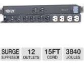 TrippLite ISOBAR Series Surge Suppressor - 12 Outlets, 15' ft Cord, 3840 Joule, All Metal Housing (TrippLite: IBR12)