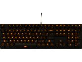 Ducky DK2108S Black Switch Orange LED 108 Keys ABS Keycap US Layout Mechanical Keyboard (Ducky: DK2108S-BlackSwitch-OrangeLED)