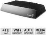 Seagate Central 4TB Network Attached Storage - Connect to Wi-Fi Router, Auto Back Up, Works w/PC and Mac, Access Content on Mobile Devices, Media Library, Apple AirPlay Friendly (Seagate: STCG4000100)