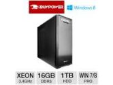 iBUYPOWER Pro-Series Workstation PC &#150; Intel Xeon E3-1240V2 3.4GHz, 16GB DDR3, 1TB HDD, 240GB SSD, DVDRW, 1GB NVIDIA Quadro 600, Windows 7/8 Pro 64-Bit, Keyboard & Mouse, (iBUYPOWER: TGX902)