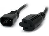 StarTech.com 2 Ft Computer Power Cord - Iec 320 EN 60320 C14 to NEMA 5-15R (StarTech.com: PAC1002)