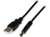 StarTech.com 1M USB to Type N Barrel 5V DC Power Cable - USB A to 5.5MM DC (StarTech.com: USB2TYPEN1M)