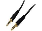 StarTech.com Slim 3.5mm Stereo Audio Cable - audio (Startech: MU10MMS)