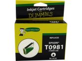 For Dummies Epson T0981 Black Inkjet Cartridge Remanufactured (For Dummies: DE-T0981)