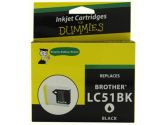 for Dummies Brother LC51 Black Inkjet Cartridge (For Dummies: DB-LC51BK)