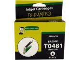 For Dummies Epson T0481 Black Inkjet Cartridge Remanufactured (For Dummies: DE-T0481)