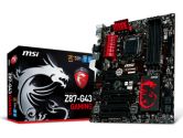 MSI Z87-G43 Gaming ATX LGA1150 Z87 2PCI-E16 2PCI-E1 CrossFireX SATA3 HDMI USB3.0 Motherboard