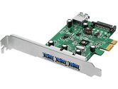 SIIG DP USB 3.0 4-Port PCIe i/e (SIIG: JU-P40212-S1)