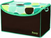 Sassy Soft Sided Toy Organizer, Blue Mod (Sassy: 037977081770)