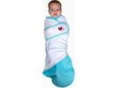 Snug & Tug Swaddling Blanket, Blue, Small, 1-Pack (Snug and Tug: 718122138357)