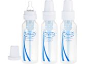 Dr. Brown's 280-P3 3-Pack BPA Free Polypropylene Bottle, 8-Ounce (Dr. Brown's: 072239002803)