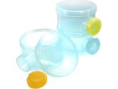 RaZbaby RaZ-Pak Formula and Snack Container, Transparent Blue (Razbaby: 857371000401)