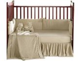 Heavenly Soft Crib Bedding - color: Ecru (Baby Doll: 009243030034)
