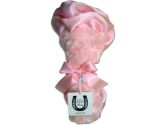 Max Daniel Baby Rosebuds and Satin Security Blanket - Solid Pink (Max Daniel Baby: 896820001750)