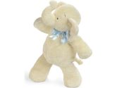 North American Bear Company Smushy Elephant Blue Ribbon, Ivory, Medium (North American Bear: 798067028746)