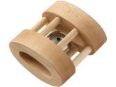 Maple Landmark 72152 SCHOOLHOUSE NATURALS- RATTLES- NATURAL OVAL BELL (Maple Landmark: 679952721525)