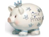 Mud Pie Baby Little Prince Crown Prince Piggy Bank (Mud Pie: 718540001967)