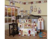 Boutique Brand New GEENNY Baby Boy FireTruck 13PCS CRIB BEDDING SET (GEENNY: 813026010034)