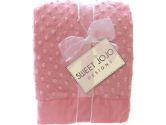 JoJo Designs Designer Super Soft Satin Blanket - Pink Minky Dot (Sweet Jojo Designs: 810519014944)